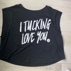 Pure Barre branded black tank never worn